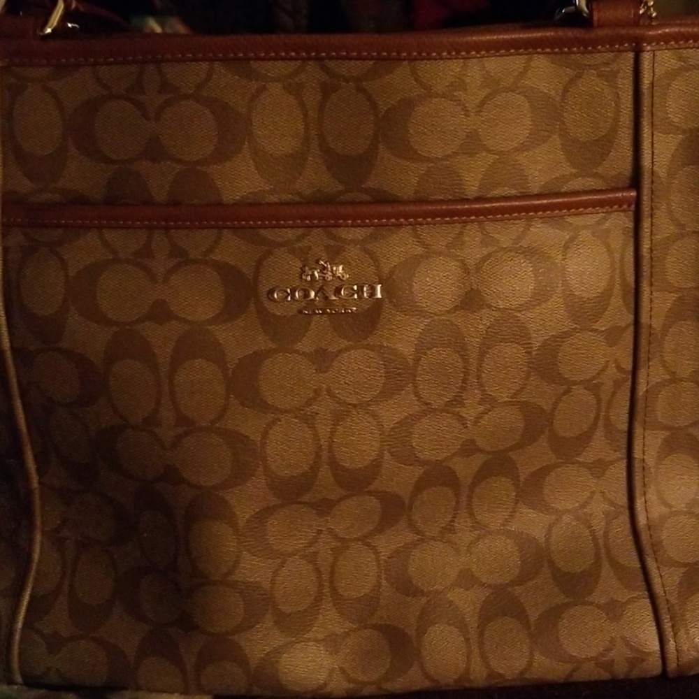 Authentic Large Coach Purse
